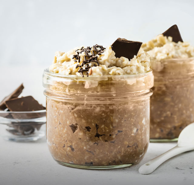 High Protein Chocolate Banana Overnight Oats Recipe| Ensure