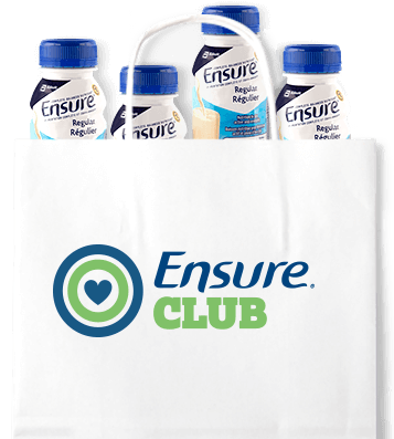 Sign up to the Ensure® club and save with discount coupons and bonuses