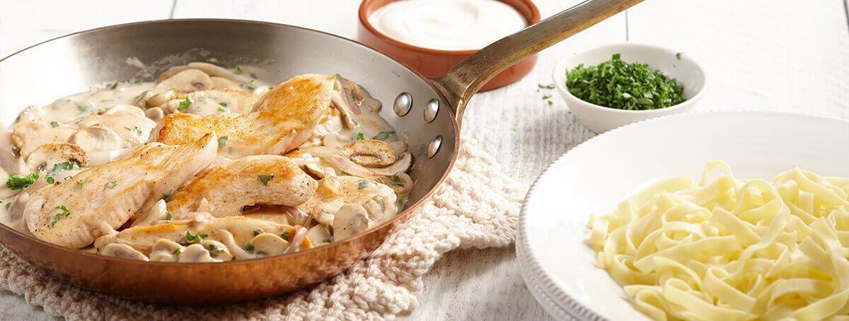Easy stroganoff recipe made with Ensure® Regular ready in 35 minutes